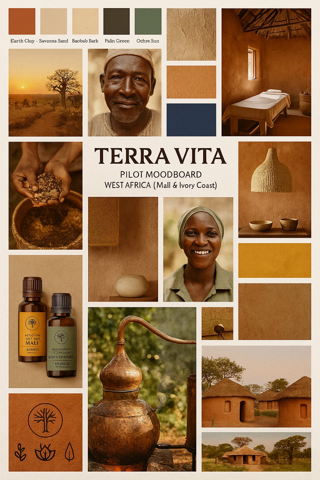 Terra Vita West Africa pilot moodboard