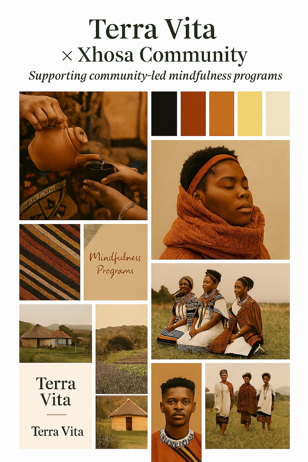 Terra Vita × Xhosa community moodboard
